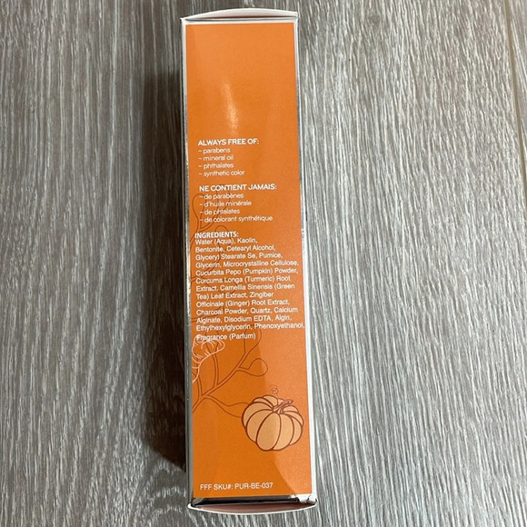 NEW Purlisse Pumpkin + Ginger Detoxifying Charcoal Mask 2.5 oz - Picture 7 of 16